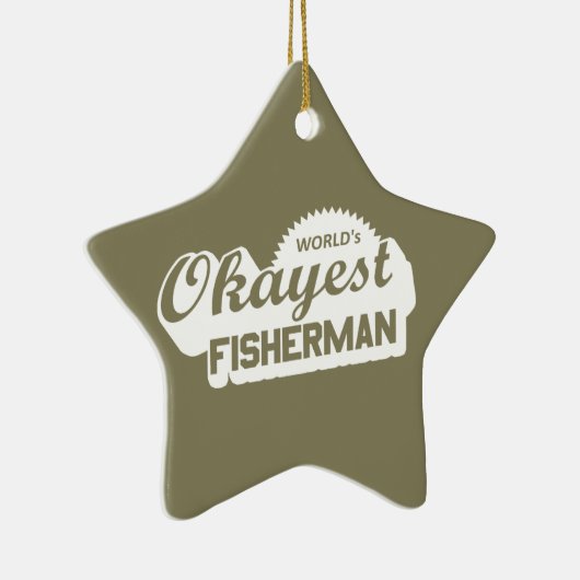 Weltweit der gute Fischer Keramik Ornament (Rechts)