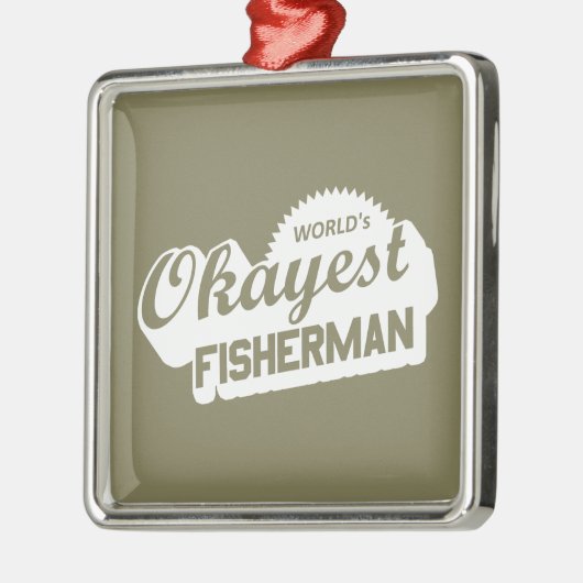 Weltweit der gute Fischer Ornament Aus Metall (Links)