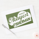 Weltweit der gute Fischer Rechteckiger Aufkleber (Umschlag)