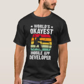 Weltweit der Mobile App Developer T-Shirt (Vorderseite)