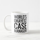 Weltweit der richtige Fallmanager Kaffeetasse (Links)