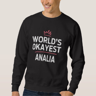 Weltweit die beste ANALIA Funny Personalisierte Cu Sweatshirt