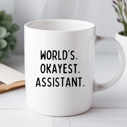 Weltweit die beste Assistant Funny Office-Tasse Tasse