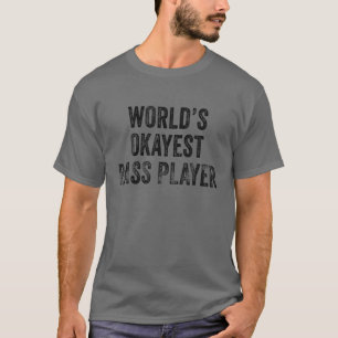 Weltweit die beste Bass Player Musician Gitarre Di T-Shirt