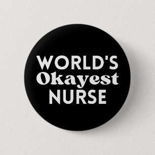 Weltweit die beste Krankenschwester Button