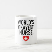 Weltweit die beste Krankenschwester Kaffeetasse (Mittel)