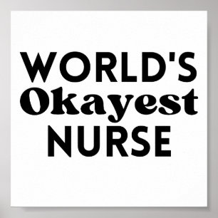 Weltweit die beste Krankenschwester Poster