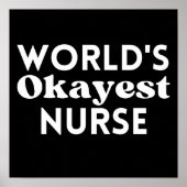 Weltweit die beste Krankenschwester Poster (Vorne)