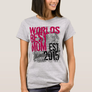 Weltweit die beste Mama für Müttertagsjubiläum- T-Shirt