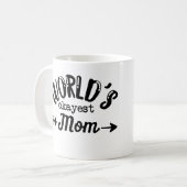 Weltweit die beste Mama Kaffeetasse (Vorderseite Links)