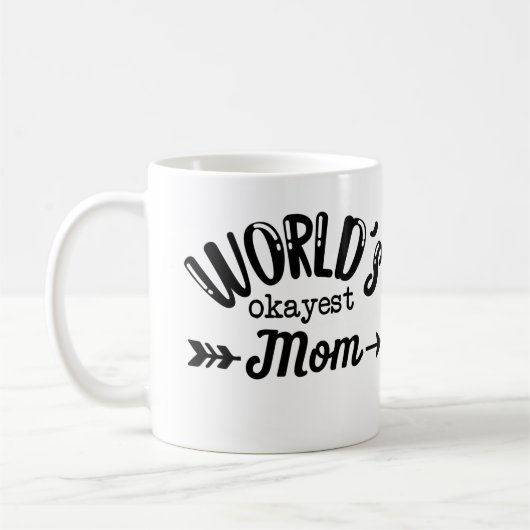 Weltweit die beste Mama Kaffeetasse (Links)
