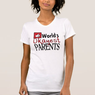 Weltweit die besten Eltern lustig Match Ladys T-Shirt