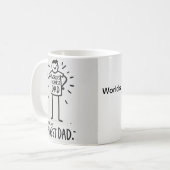 Weltweit die Tasse des besten Vaters (Vorderseite Links)