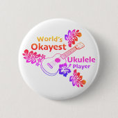 Weltweit Durchschnittlichster - Regenbogen-Button Button (Vorderseite)