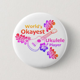Weltweit Durchschnittlichster - Regenbogen-Button Button