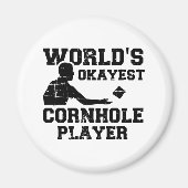 Weltweit erfolgreicher Cornhole-Spieler Magnet (Vorne)