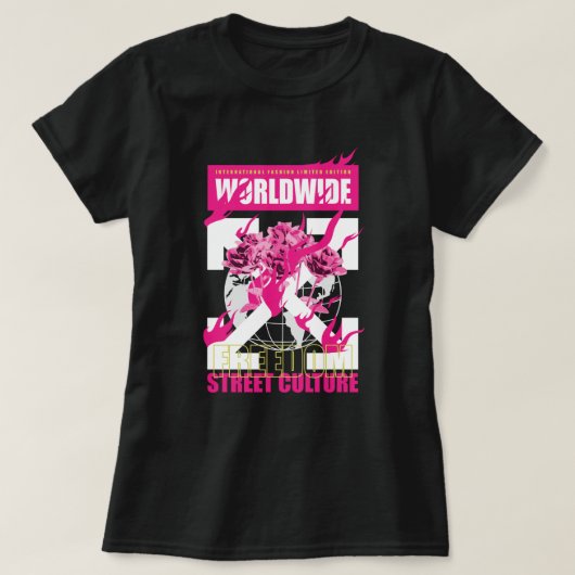 WELTWEIT FREEDOM Street Culture T - Shirt (Design vorne)