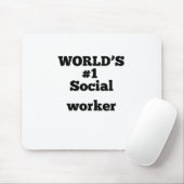Weltweit führender Sozialarbeiter Mousepad (Mit Mouse)
