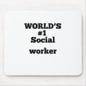 Weltweit führender Sozialarbeiter Mousepad (Vorne)
