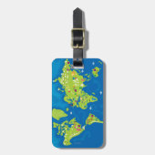 Weltweit Gepäckanhänger (Vorderseite vertikal)