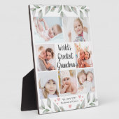WELTWEIT GRANDMA 7 Foto Collage Green Fotoplatte (Seite)