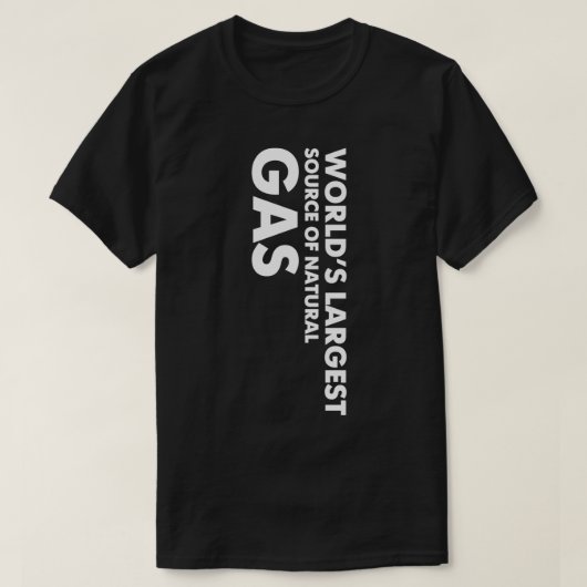 Weltweit größte Erdgasquelle 19 T-Shirt (Design vorne)