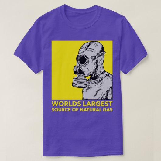 Weltweit größte Erdgasquelle 38 T-Shirt (Design vorne)