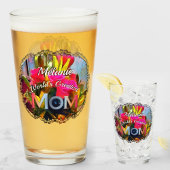 Weltweit größte Mama Blume PM0001 Bier Glas