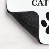 Weltweit größter Katzentext-Mama Personalisiert Mousepad (Ecke)