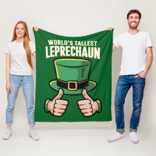 Weltweit größter Leprechaun Lustiger irischer Humo Fleecedecke