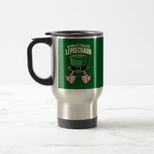 Weltweit größter Leprechaun Lustiger irischer Humo Reisebecher