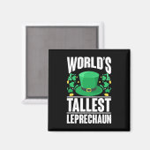 Weltweit größter Leprechaun Lustiger St. Patricks  Magnet (Vorderseite/Rückseite)