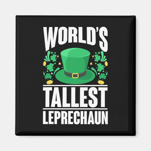 Weltweit größter Leprechaun Lustiger St. Patricks  Magnet (Vorne)