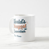 Weltweit guter Mitarbeiter Kaffeetasse (Vorderseite Links)