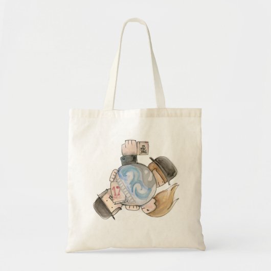 Weltweit in 80 Tagen Tragetasche (Vorne)