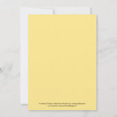 Weltweit in 90 Jahren Einladung (Rückseite)