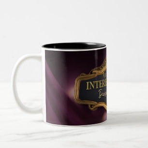 Weltweit interessantester Mann, personalisiert Zweifarbige Tasse