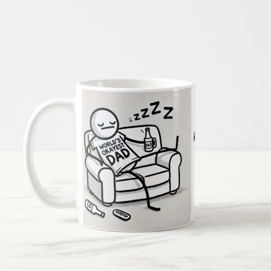 Weltweit ist der beste Vater! Mug Kaffeetasse (Links)
