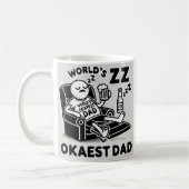 Weltweit ist der beste Vater! Mug Kaffeetasse (Links)