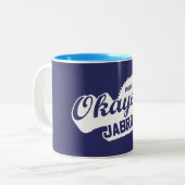 Weltweit ist die richtige Jabroni Zweifarbige Tasse (Vorderseite Links)