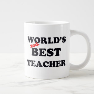 Weltweit ist die zweite. Bester Lehrer Jumbo-Tasse