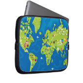 Weltweit Laptopschutzhülle (Vorne Rechts)