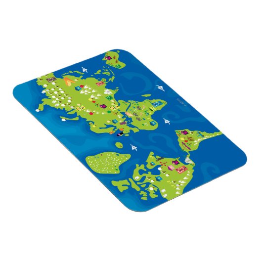 Weltweit Magnet (Rechte Seite)