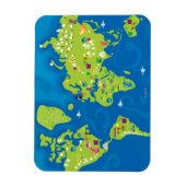 Weltweit Magnet (Vertikal)