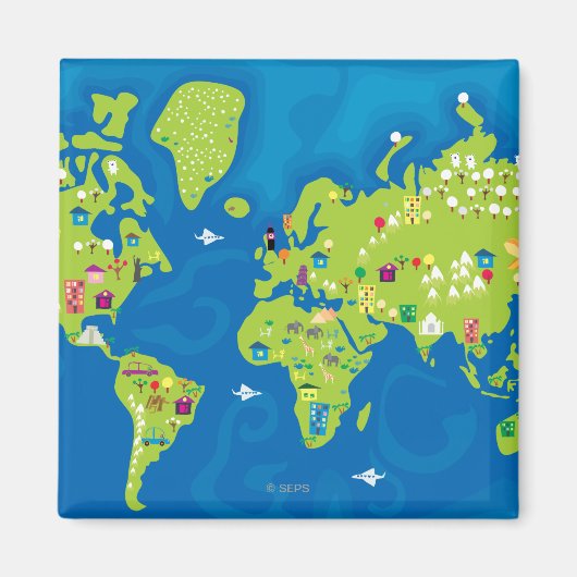 Weltweit Magnet (Vorne)