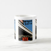 Weltweit mit NYK Kaffeetasse (Mittel)