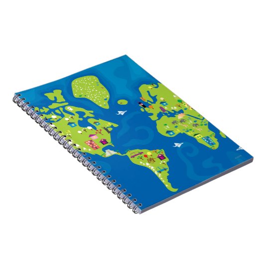 Weltweit Notizblock (Rechte Seite)