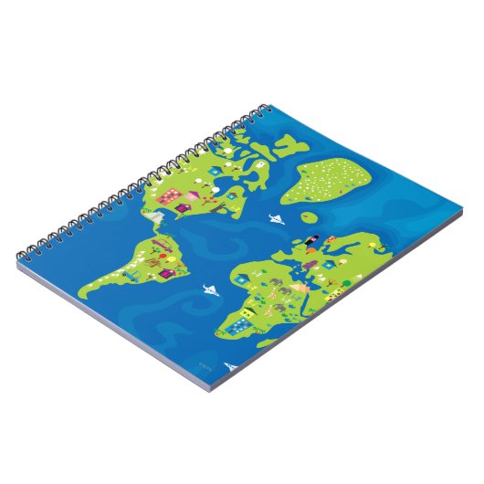 Weltweit Notizblock (Linke Seite)