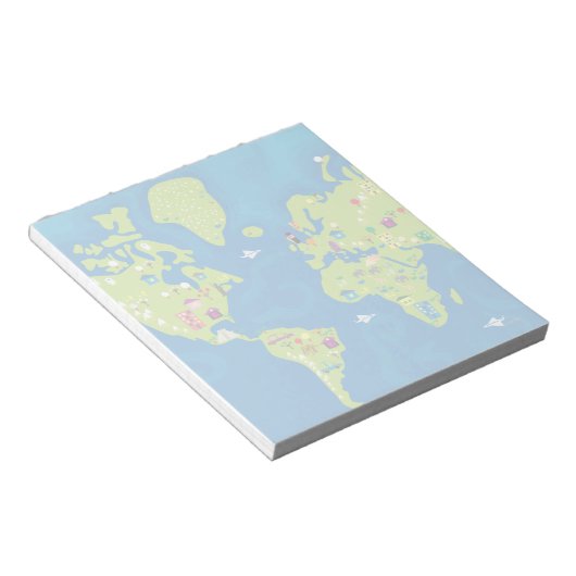 Weltweit Notizblock (angewinkelt)