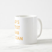 WELTWEIT OKAYEST DYE LABRADOR TECHNICIAN - #LABLIF KAFFEETASSE (VorderseiteRechts)